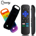 Qiunery Silicone Protective Case Compatible For Roku Tv Series Universal Smart Remote Control Shockproof Protector Cover. 
