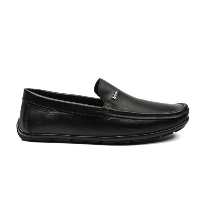 Black Moccasin Shoe for Men