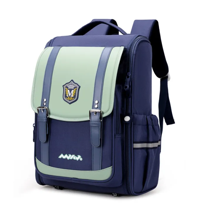 2022%20Spring%20Primary%20School%20Student%20Schoolbag%20British%20Style%202-4-6%20Grade%20Children's%20Backpack%20Wing%20Leopard%20Boys%20and%20Girls%20Wear-Resistant%20-%20Image%204