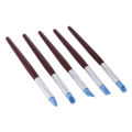 5pcs Rubber Tip Paint Brushes Clay Tools for Sculpture Pottery Color Shaping Blending Drawing Modeling Remove Fingerprints. 