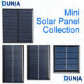 Mini Solar Panel Collection 2V 5V 6V Multiple Size Options for DIY Projects.