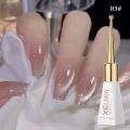 10g/ml Shiny Crystal Glitter Cat Eye Magnetic Nail Polish Reflective Nail Soak Gel Semi Permanent Soak Off Nail UV Gel Art ???. 
