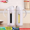 Fashion Glass Automatic Flip Oiler J-927 Flip Oil Dispenser 300ml, 320ml, 500ml – Glass Bottle for Cooking Oil, Vinegar, and Sauce – Kitchen Accessories.