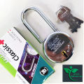 Extra Long Shekel steel Tala 50 mm Padlock 06 levers 3 keys Heavy Duty Padlock for Home & Office.. 