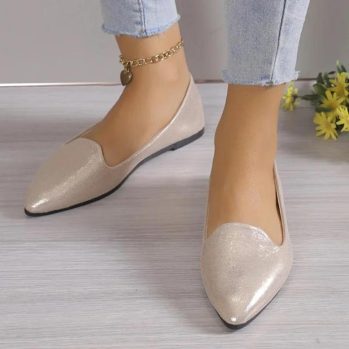 2024%20Fashion%20Slip%20on%20Loafers%20Breathable%20Stretch%20Ballet%20Shallow%20Flats%20Women%20Soft%20Bottom%20Pointed%20Toe%20Boat%20Shoes%20plus%20size%2043%20-%20Image%202
