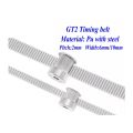 GT2-10mm Open Timing Belt Width 10mm GT2 belt PU With Steel Core Belt 2GT Timing Belt For Reprap 3D Printer Parts.