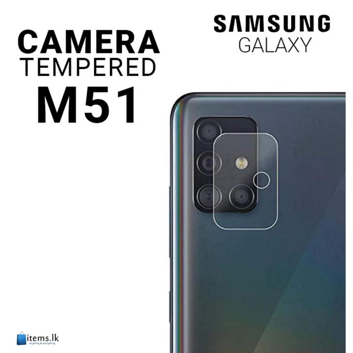 Samsung Galaxy M51 Back Camera Lens Protector -Clear (Not Glass)