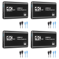 4X Audio Video Capture Card, 4K USB 3.0 Capture Adapter Video Converter for Gaming Streaming Live Broadcast Recording.