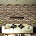 Graceful 3D Wall Paper Brick Stone Effect Self-adhesive Wall Sticker Wallpaper Room Decor. 