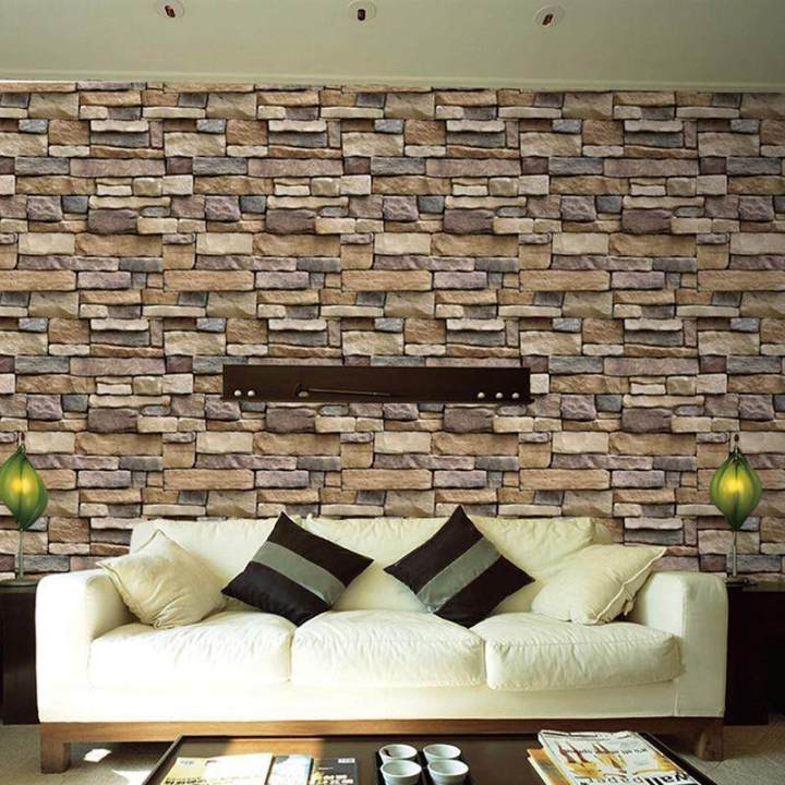 Graceful%203D%20Wall%20Paper%20Brick%20Stone%20Effect%20Self-adhesive%20Wall%20Sticker%20Wallpaper%20Room%20Decor%20-%20Image%205