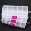 JAERBEE 6Pcs 10 Grid Electronic Component Parts Kits Plastic Storage BoX Case.