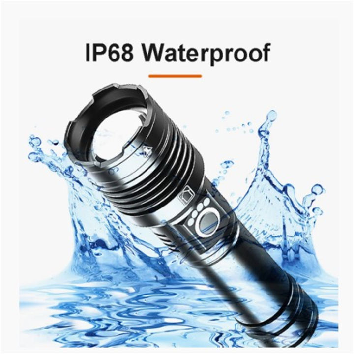 Duangduang%20Led%20Zoom%20Flashlight%20Xhp70%20Torch%20-%20Illuminate%20Your%20Outdoor%20Adventures%20With%20This%20Usb%20Rechargeable%20Waterproof%20Flashlight%20-%20Boasting%20Ultra-Bright%20Led%20Technology%20-%20Image%203