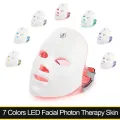 7 Colors LED Facial Mask Cover Photon Therapy Skin Rejuvenation Anti Acne Wrinkle Removal Skin Care Whitening Beauty Instrument Skin Rejuvenation Machine.
