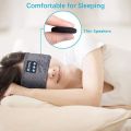 Sleep Mask Bluetooth Sleeping Headphones Headband Thin Soft Elastic Comfortable Wireless Music Headset Eye Mask For Side Sleeper. 