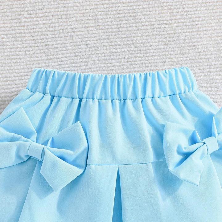 Terno%20For%20Kid%20Girl%20Puff%20Sleeve%20Blouse%20and%20Elastic%20Skirt%20Summer%20Outfit%20Toddler%20Infant%20Clothing%20Set%20Kids%20Wear%20Ootd%20For%20Baby%20Girl%20-%20Image%203