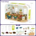 Koala Kitchen DIY Scene Miniature Furniture 1/12 Sunshine Villa Model Bunny Cooking Toys House For Dollhouse Girl Birthday Gift. 