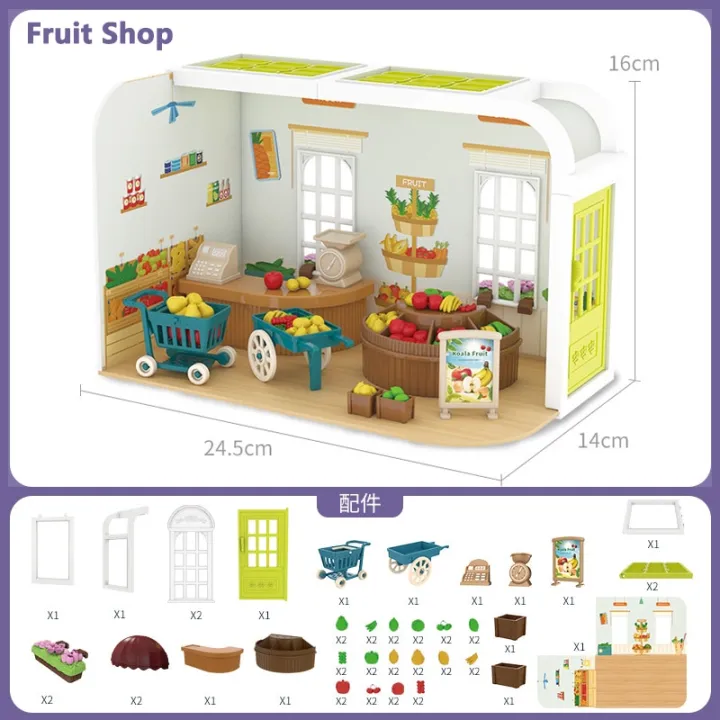 Koala%20Kitchen%20DIY%20Scene%20Miniature%20Furniture%201/12%20Sunshine%20Villa%20Model%20Bunny%20Cooking%20Toys%20House%20For%20Dollhouse%20Girl%20Birthday%20Gift%20-%20Image%207