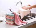 Kitchen Daily Dish Towel Dish Cloth- Kitchen Cloth Absorbent Coursing Towel.