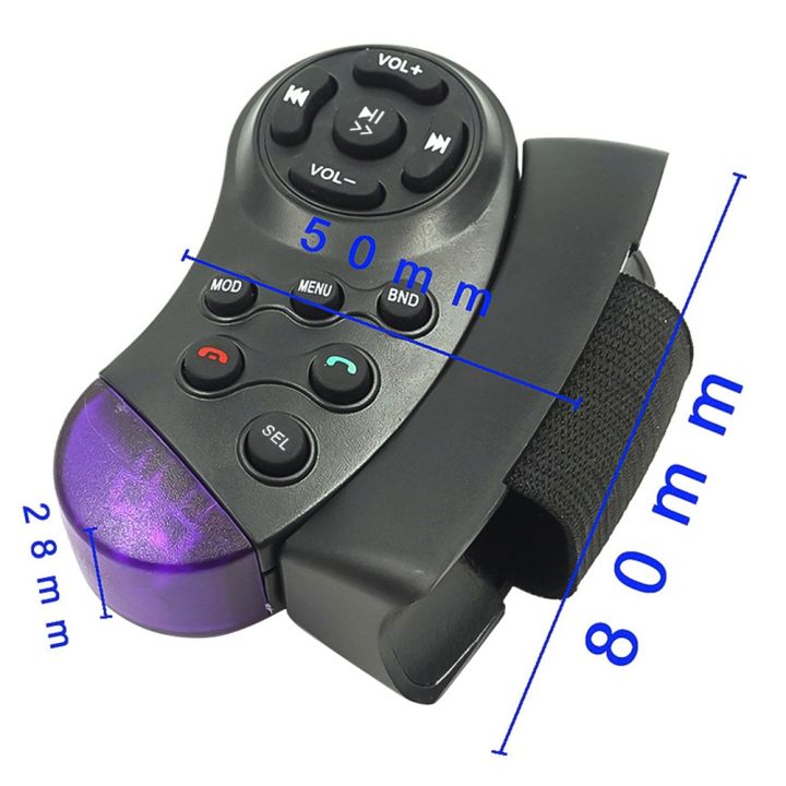 (New)Car%2011%20Key%20Multimedia%20Steering%20Wheel%20Remote%20Controller%20-%20Image%203