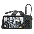 4.5 Inch Inspection Camera with Light 1080P HD Borescope Camera IP67 Waterproof Snake Sewer Camera 7.9mm Triple Lens 15m. 