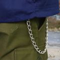 Long Innovative Minimalist Men Jeans Waist Wallet Chain Lightweight Pants Chain Personality Jewelry Accessories.