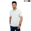 Richman Mint Color Cotton Half Sleeve Polo For Men. 