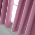 Solid Color Window Curtain Living Room Kitchen Light Blocking Drapes Home Decor. 