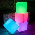 Desk Decorative 16 Color Change RGB Led Cube Light Mini Luminous Small Block Light Dimmable Creative Table Lamp Office. 