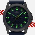 NAVIFORCE NF8031 Sport Quartz Trendy Watch For Men Silicone Strap With Date Alloy Case Wrist Watch.