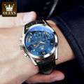 Olevs 2876 Luxury Fashion Chronograph Active Wrist-Watch For Men - Watch For Men - Watch For Men. 