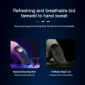 [Sliver+Carbon Fiber] BlueWow Finger Sleeve Gaming Superconducting Carbon Fiber for PUBG Mobile Games Contact Screen Ultra-thin and Durable Finger Gloves for Gaming. 