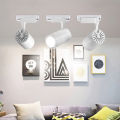 【Toy life hall】LED Track Lights Set with Rails 12W 20W 30W 40W Wall Spot Light 220V Warm White Flexibly Rotatable for Home Lighting Wall Ceiling Lamp Bedroom Hallway Fence. 