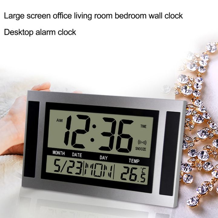 Digital%20Wall%20Clock%20LCD%20Large%20Number%20Time%20Temperature%20Calendar%20Alarm%20Table%20Desk%20Clock%20Modern%20Design%20Office%20Home%20Silver%20-%20Image%208