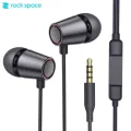 Rockspace Mufree (RAU 0576) In-Ear 3.5mm Wired Earphone - Black. 