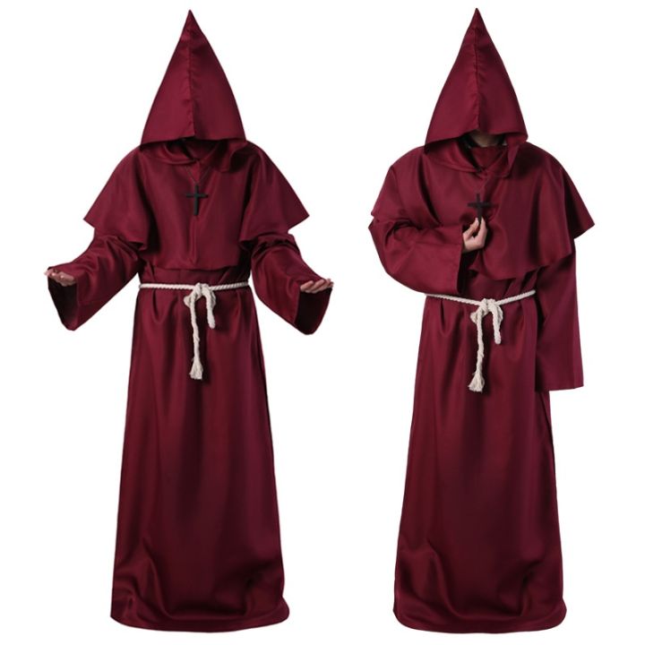 Plague%20Doctor%20Costume%20Bird%20Mouth%20Mask%20Horrible%20Wizard%20Cloak%20Cape%20Halloween%20Medieval%20Hooded%20Robe%20Monk%20Robes%20Role%20Playing%20Men's%20Cloak%20Creative%20Halloween%20Cosplay%20Props%20Steampunk%20-%20Image%209