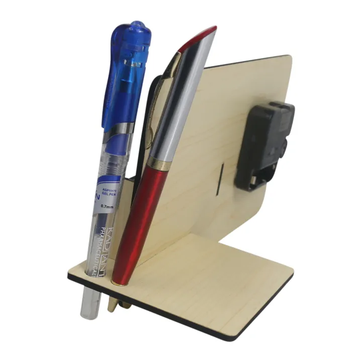 Wooden%20Desktop%20with%20Clock%20Mobile%20Stand%20Visiting%20Card%20Holder%20&%20Pen%20Stand%20Office%20Use%20INTE-2190%20-%20Image%2010