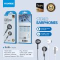 QA06 Stereo Wired Earphone FOOMEE QA 06 - Comfortable To Wear. 