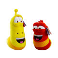 New 10cm LARVA Plush Toys Yellow Insect Red Insect Hot Cartoon Larva Toys Stuffed Doll. 