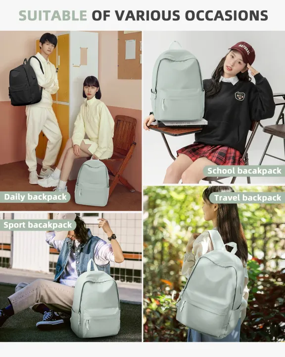 Concise%20Style%20School%20Bag%20For%20Teen%20Girls%20Boys%20,Fashion%20Casual%20Large%20Capacity%20Work%20Weekend%2014Inch%20Laptop%20USB%20Charging%20Backpack%20-%20Image%206