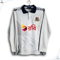 Bangladesh Cricket Training Jersey For Men - Long Sleeve Collar Polo Training Jersey - Bangladesh Cricket Jersey 2026. 