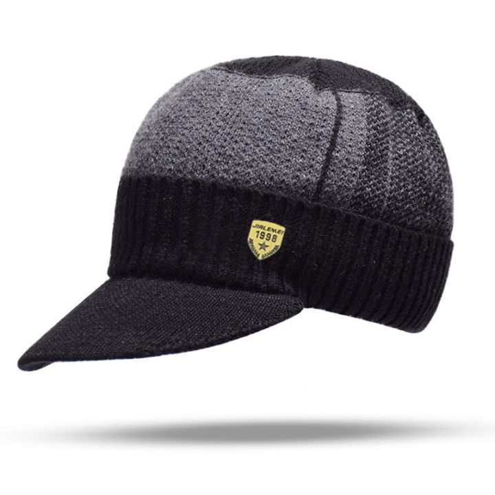 Men%20Winter%20Knitted%20Hat%20Outdoor%20Cycling%20Ear%20Protection%20Warmth%20Peaked%20Cap%20Casual%20Fashion%20Sunhat%20Bomber%20Hats%2056-61CM%20-%20Image%207