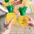 Tea Milk Juice Lovely Food Grade Plastic Summer Straw Cup Drinkware Strawberry Pineapple Watermelon Water Bottle.