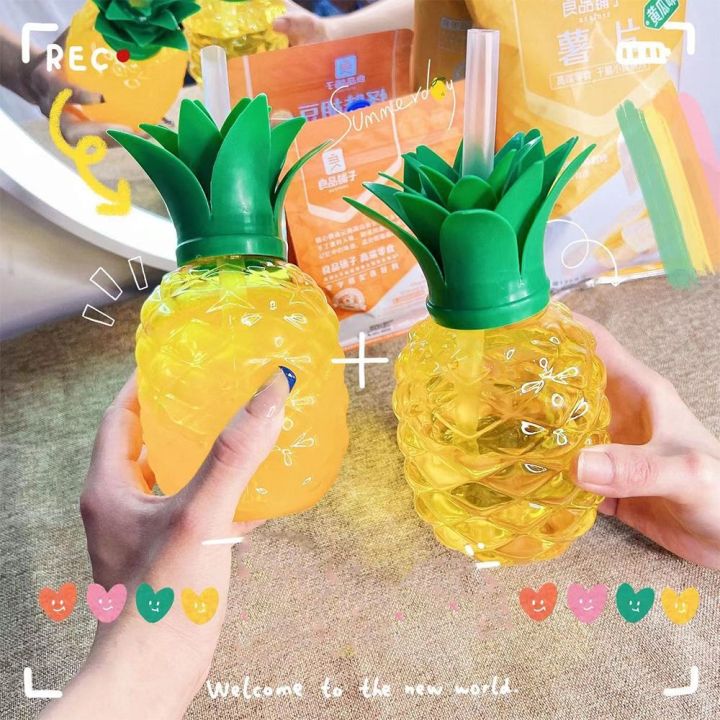 Tea%20Milk%20Juice%20Lovely%20Food%20Grade%20Plastic%20Summer%20Straw%20Cup%20Drinkware%20Strawberry%20Pineapple%20Watermelon%20Water%20Bottle%20-%20Image%202