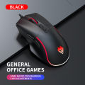 LANGTU G1 Wired Gaming Mouse 2400-7200 DPI RGB Silent Game Office Mouse. 
