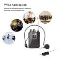 UHF Wireless Headset Microphone with Transmitter Receiver LED Digital Display Bodypack Transmitter for Teaching Live Performance. 