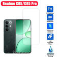 Realme C85 Tempered Glass 3 in 1 Screen Protector for Realme C85 Pro C75 C71 Tempered Glass with Camera Lens Glass Protector. 