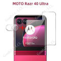2IN1 Original 3D Tempered Glass For Motorola Moto Razr 40 Ultra Razr Plus Razr 4 Razr4 Camera Lens Screen Protector Cover Film.