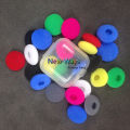 200pcs/100pairs foam ear pads for headphones sponge headphone replacement earphones earpads earphone covers ear cups 18mm caps. 