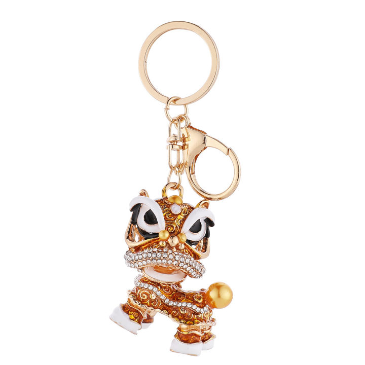 Creative Gift Style KIRIN Car Key Ring Pendant Dance Alloy Cartoon Small Dance