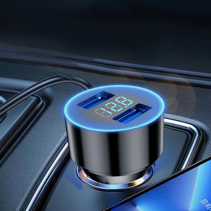 Dual%20USB%20Voltage%20Digital%20Display%20Mini%20Car%20Charger%20For%20Iphone%20Android%20Tablet%20Truck%20Vehicles%2012-24V%20Fast%20Charging%20Power%20Adapter%20Tetuo%20-%20Image%203